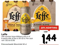 Vomar Voordeelmarkt Leffe aanbieding