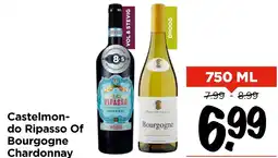 Vomar Voordeelmarkt Castelmon do Ripasso Of Bourgogne Chardonnay aanbieding