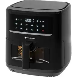 ANWB Kitchenbrothers Airfryer XXL 7,5L Zwart aanbieding