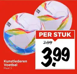 Vomar Voordeelmarkt Kunstlederen Voetbal aanbieding