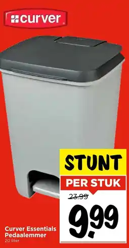 Vomar Voordeelmarkt Curver Essentials Pedaalemmer aanbieding