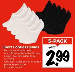 Vomar Voordeelmarkt Sport Footies Dames aanbieding