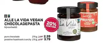 Ekoplaza Alle La Vida Vegan Chocoladepasta 270g aanbieding