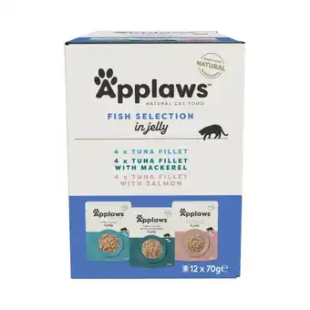 Zooplus 9 + 3 gratis! Applaws zakje met bouillon 12 x 70 g aanbieding