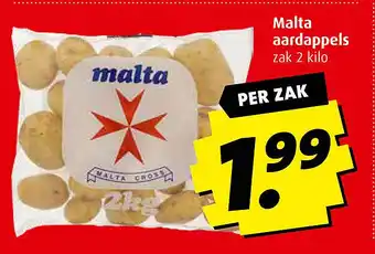 Boni Malta aardappels aanbieding