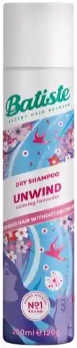 De Online Drogist Batiste Unwind Dry Shampoo Calming Lavender 200ML aanbieding