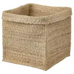 IKEA Tjillevips Mand, jute, 30x30x35 cm aanbieding