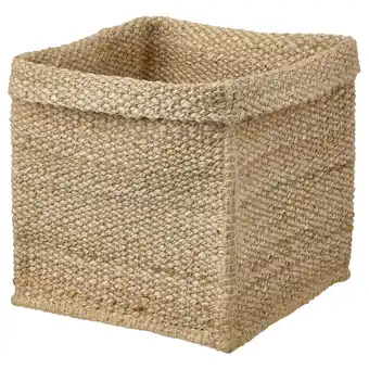 IKEA Tjillevips Mand, jute, 30x30x35 cm aanbieding
