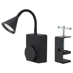 IKEA TĂ…gvirke Led-klemspot, op batterijen buiten/dimbaar zwart aanbieding