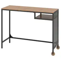 IKEA FjÄllbo Laptoptafel, zwart, 100x36 cm aanbieding