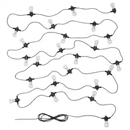 IKEA KasttÅg Led-lichtsnoer met 24 lampjes, zwart/buiten aanbieding