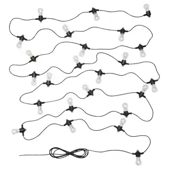 IKEA KasttÅg Led-lichtsnoer met 24 lampjes, zwart/buiten aanbieding