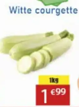 Tanger Markt Witte courgette aanbieding