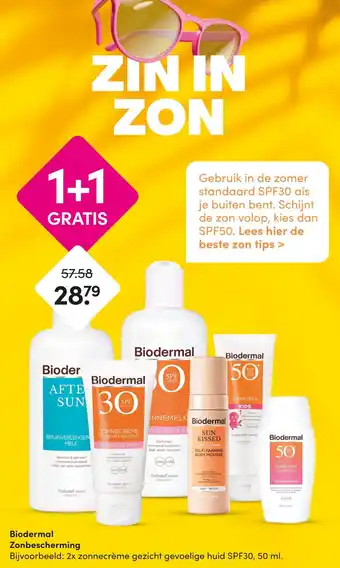 DA Biodermal Zonbescherming aanbieding