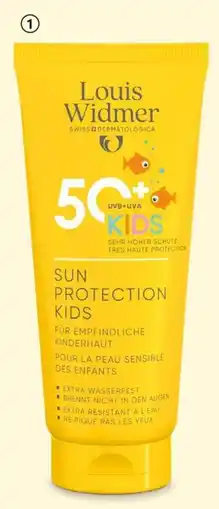 DA Louis Widmer Sun protection kids aanbieding