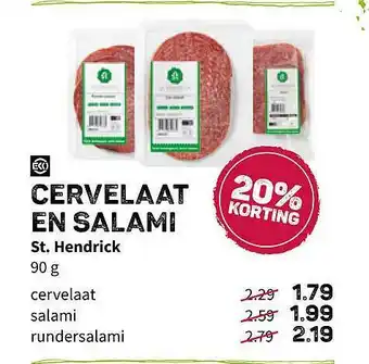 Ekoplaza Cervelaat En Salami 90g aanbieding