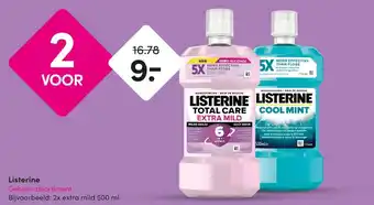 DA Listerine aanbieding
