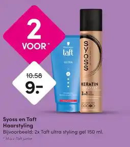 DA Syoss en Taft Haarstyling aanbieding