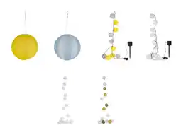 Lidl LIVARNO home Solar LED-lichtketting of -lampion aanbieding