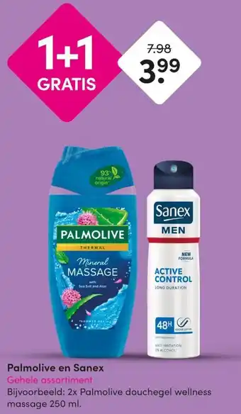 DA Palmolive en Sanex aanbieding