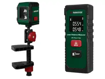 Lidl PARKSIDE Kruislijnlaser of laser-afstandsmeter aanbieding
