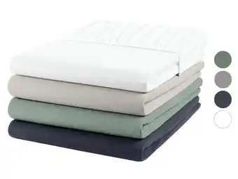 Lidl LIVARNO home Jersey hoeslaken 90-100 x 200 cm aanbieding