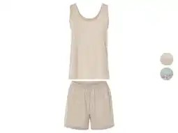 Lidl esmara Korte linnen dames pyjama aanbieding