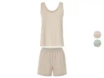Lidl esmara Korte linnen dames pyjama aanbieding