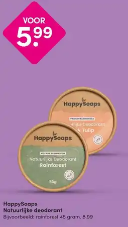 DA HappySoaps Natuurlijke deodorant aanbieding