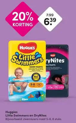 DA Huggies Little Swimmers en DryNites aanbieding