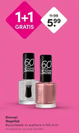 DA Rimmel Nagellak aanbieding