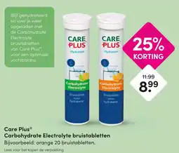 DA Care Plus Carbohydrate Electrolyte bruistabletten aanbieding