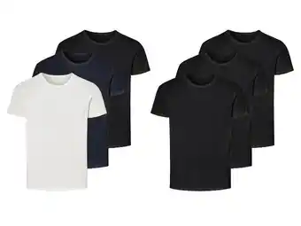 Lidl LIVERGY 3 heren T-shirts aanbieding