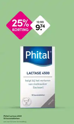 DA Phital Lactase 4500 aanbieding