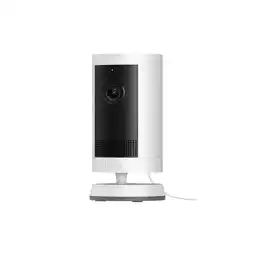 MediaMarkt Ring Outdoor Cam Plus Plug-in Slimme Binnen- / Buitencamera Wit aanbieding