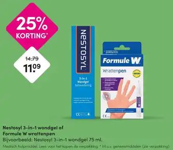 DA Nestosyl 3-in-1 wondgel of Formule W wrattenpen aanbieding