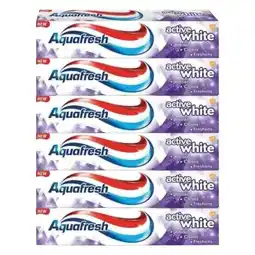 Plein.nl 6x Aquafresh Tandpasta Active White aanbieding