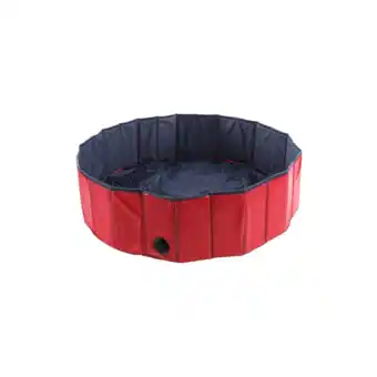 Van Cranenbroek Zwembad hond Doggy Splash blauw/rood 120x30cm aanbieding