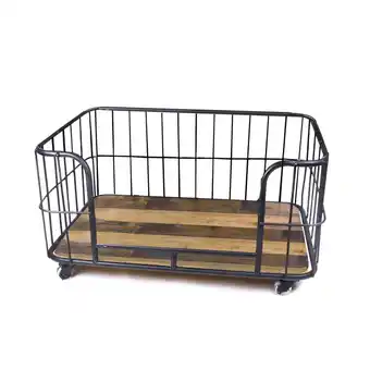 Welkoop Lex & Max Metal Wire Basket - Divan - Hondenbench meubel - Zwart aanbieding