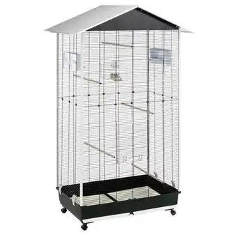 Pets Place Ferplast Voliere Nota - Vogelverblijven - 95x64x165.5 cm Zwart aanbieding