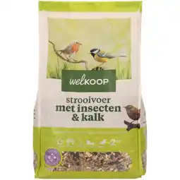Welkoop Welkoop - Strooivoer - Tuinvogelvoer - Insecten - Kalk - 2 kg aanbieding