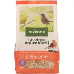 Welkoop Welkoop - Strooivoer met Fruit - Onkruidvrij - Tuinvogelvoer - 2 kg aanbieding