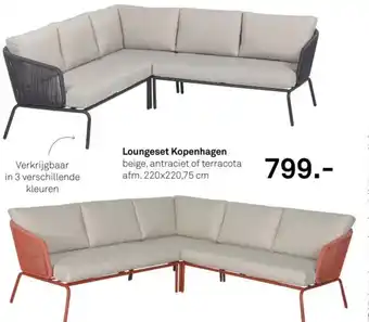 Karwei Loungeset Kopenhagen aanbieding
