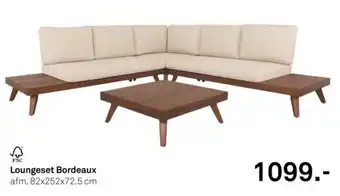 Karwei Loungeset Bordeaux aanbieding