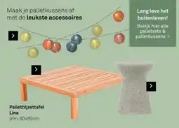 Karwei Pallet Bijzettafel Lina aanbieding