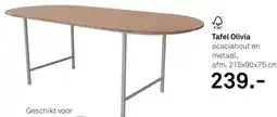 Karwei Tafel Olivia aanbieding