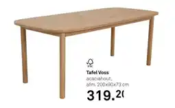 Karwei Tafel Voss aanbieding