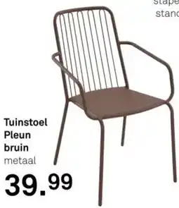Karwei Tuinstoel Pleun bruin aanbieding
