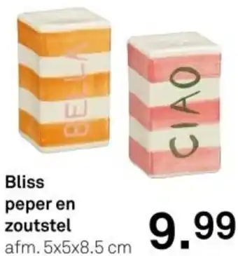 Karwei Bliss peper en zoutstel aanbieding