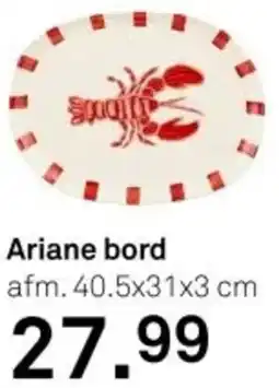Karwei Ariane bord aanbieding